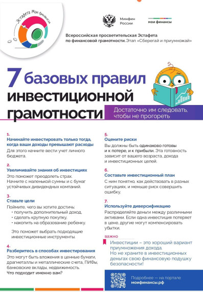 Всероссийская просветительская эстафета "Мои финансы".