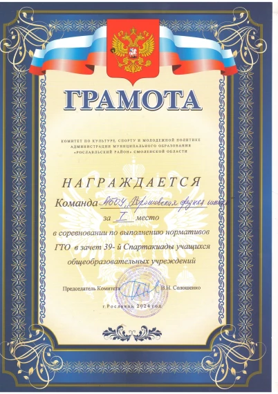 Соревнования по выполнению нормативов комплекса ГТО.